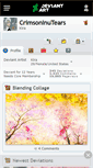 Mobile Screenshot of crimsoninutears.deviantart.com