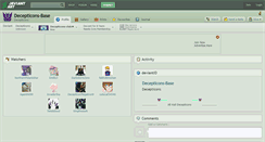 Desktop Screenshot of decepticons-base.deviantart.com