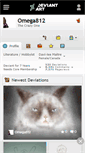 Mobile Screenshot of omega812.deviantart.com