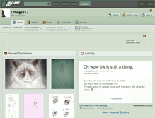 Tablet Screenshot of omega812.deviantart.com
