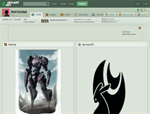 Tablet Screenshot of noirsoldat.deviantart.com