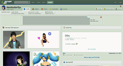 Desktop Screenshot of neonbutterflys.deviantart.com