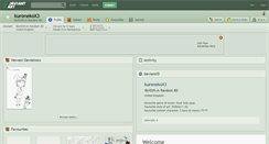 Desktop Screenshot of kuronekox3.deviantart.com