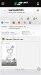 Mobile Screenshot of kuronekox3.deviantart.com