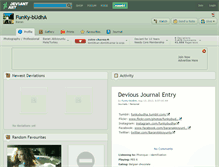 Tablet Screenshot of funky-budha.deviantart.com