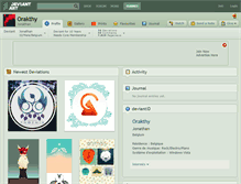 Tablet Screenshot of orakthy.deviantart.com