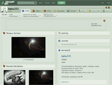 Tablet Screenshot of katsu333.deviantart.com