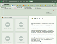 Tablet Screenshot of feenix501.deviantart.com
