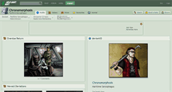Desktop Screenshot of chronomorphosis.deviantart.com