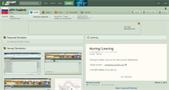 Desktop Screenshot of aph-vladimir.deviantart.com
