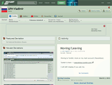 Tablet Screenshot of aph-vladimir.deviantart.com
