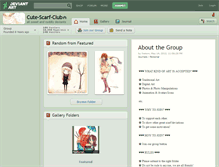 Tablet Screenshot of cute-scarf-club.deviantart.com