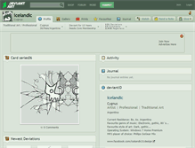 Tablet Screenshot of icelandic.deviantart.com