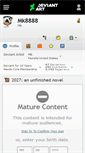 Mobile Screenshot of mk8888.deviantart.com