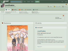 Tablet Screenshot of countfreakzo.deviantart.com