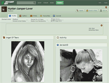 Tablet Screenshot of hunter-jumper-lover.deviantart.com