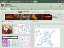 Tablet Screenshot of abdlrattie.deviantart.com