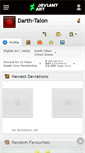 Mobile Screenshot of darth-talon.deviantart.com