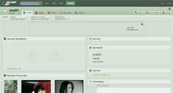 Desktop Screenshot of lunalii1.deviantart.com