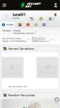 Mobile Screenshot of lunalii1.deviantart.com