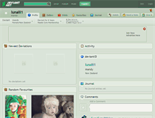 Tablet Screenshot of lunalii1.deviantart.com