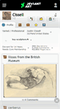 Mobile Screenshot of cissell.deviantart.com