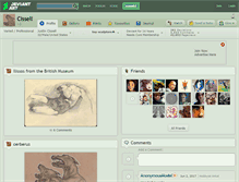 Tablet Screenshot of cissell.deviantart.com