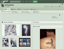 Tablet Screenshot of forthewinter.deviantart.com