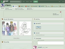 Tablet Screenshot of evilgaara.deviantart.com