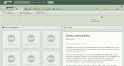Desktop Screenshot of gravis9.deviantart.com