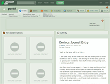 Tablet Screenshot of gravis9.deviantart.com