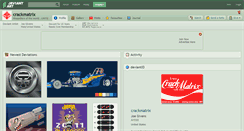 Desktop Screenshot of crackmatrix.deviantart.com