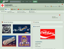 Tablet Screenshot of crackmatrix.deviantart.com