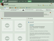 Tablet Screenshot of philneff.deviantart.com