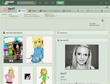 Tablet Screenshot of mariit.deviantart.com