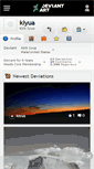 Mobile Screenshot of kiyua.deviantart.com