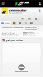 Mobile Screenshot of carminausher.deviantart.com