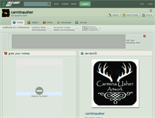 Tablet Screenshot of carminausher.deviantart.com