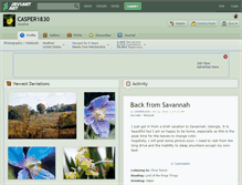 Tablet Screenshot of casper1830.deviantart.com