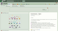 Desktop Screenshot of linaivelle.deviantart.com