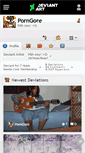 Mobile Screenshot of porngore.deviantart.com