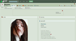 Desktop Screenshot of kittygaga.deviantart.com