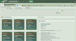 Desktop Screenshot of majorgeneralveers.deviantart.com