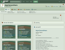 Tablet Screenshot of majorgeneralveers.deviantart.com