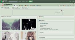 Desktop Screenshot of do-not-ask-me.deviantart.com