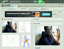 Tablet Screenshot of akusushi.deviantart.com