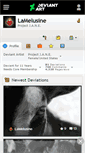 Mobile Screenshot of lamelusine.deviantart.com