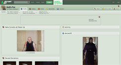 Desktop Screenshot of moth-fox.deviantart.com