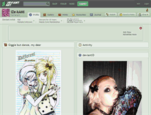 Tablet Screenshot of ize-kami.deviantart.com