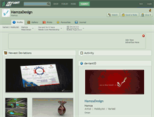 Tablet Screenshot of hamzadesign.deviantart.com